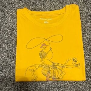 American Eagle Outfitters Mustard Tee